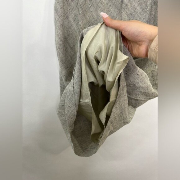 Derek Lam A-Line Skirt Gray Women's Size 10 Side Pockets - Picture 5 of 8